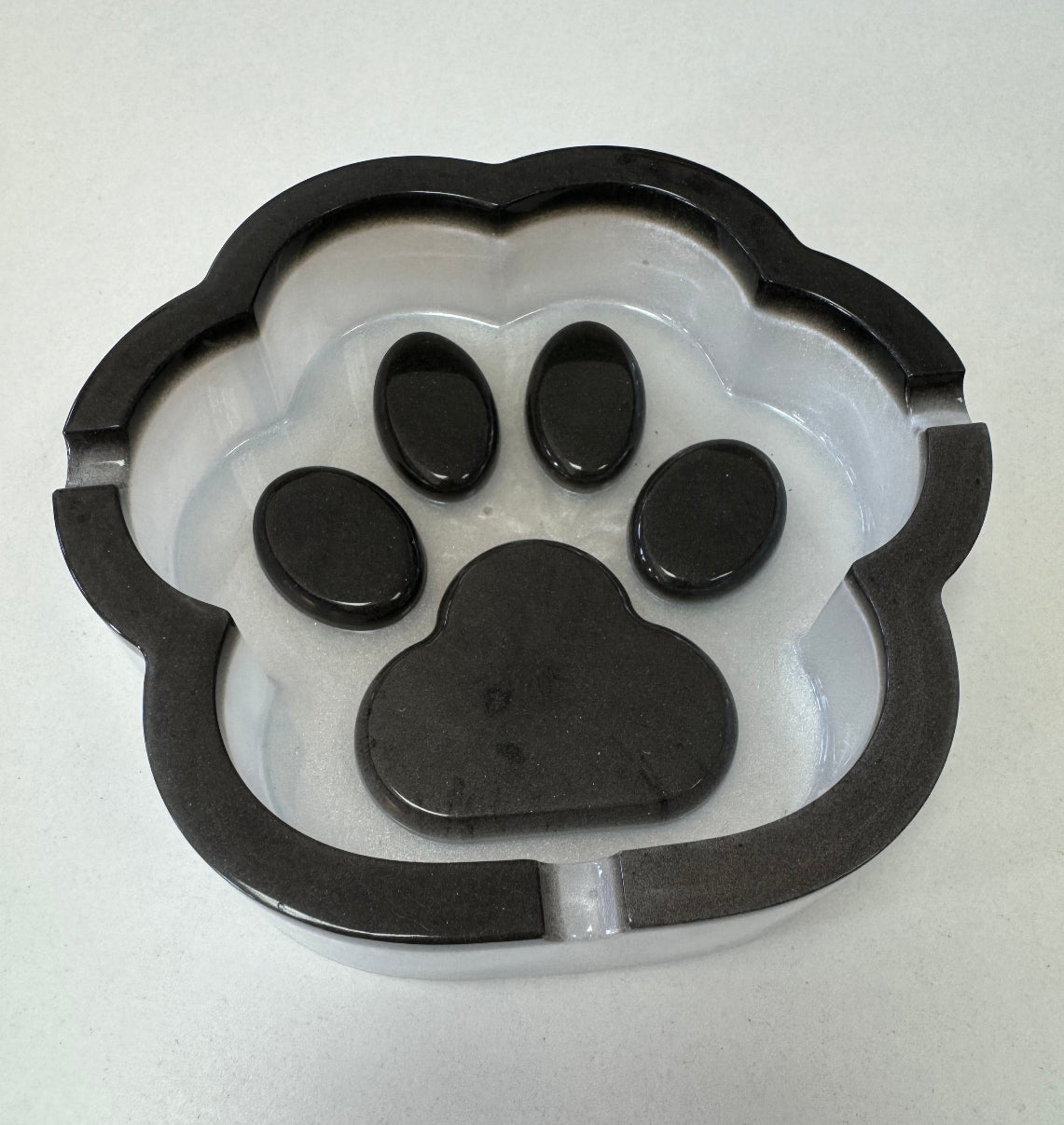 Cendrier Patte de Chat – Blanc & Noir