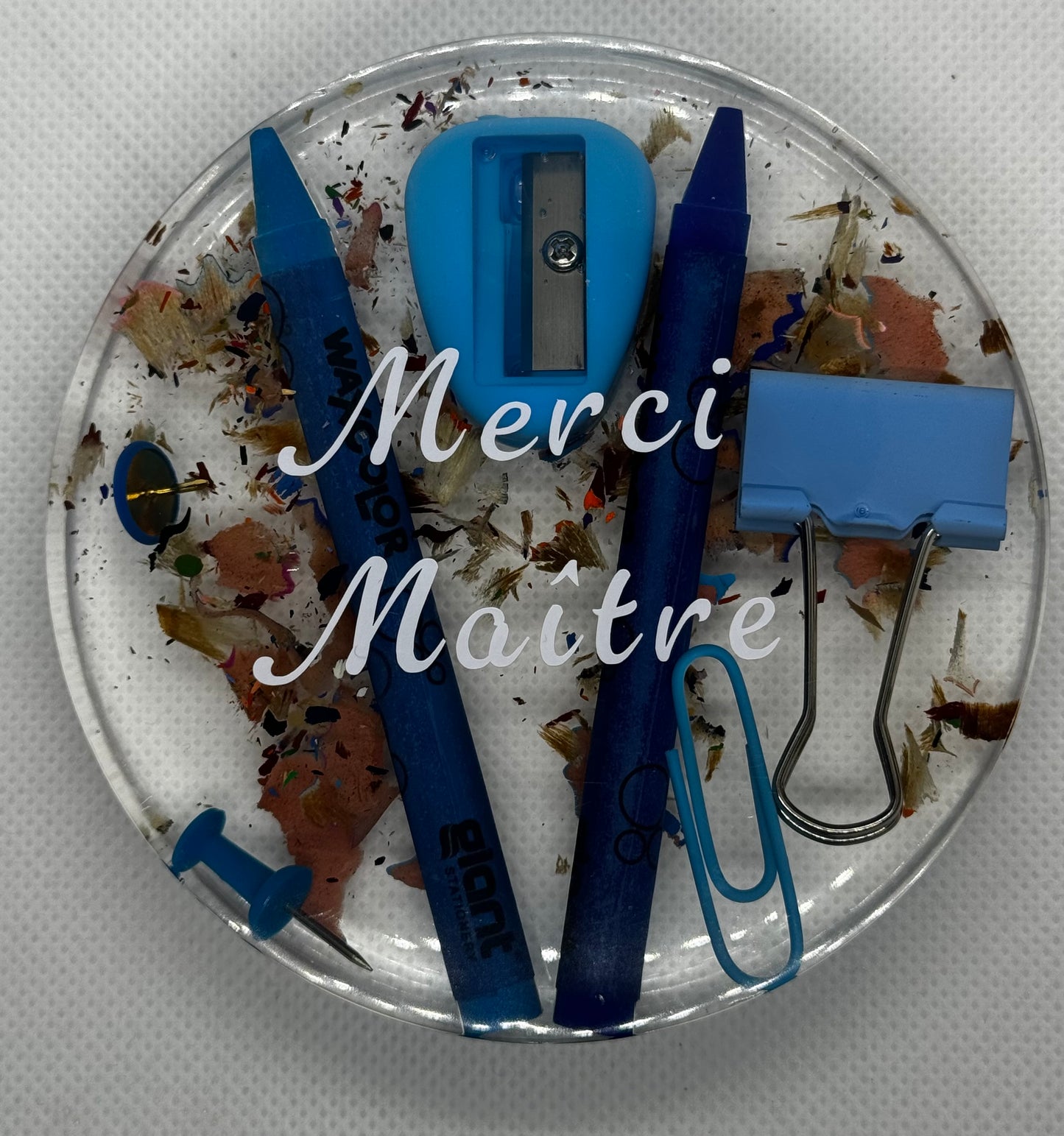 Dessous de verre personnalisé – Cadeau Maîtresse ou Maître