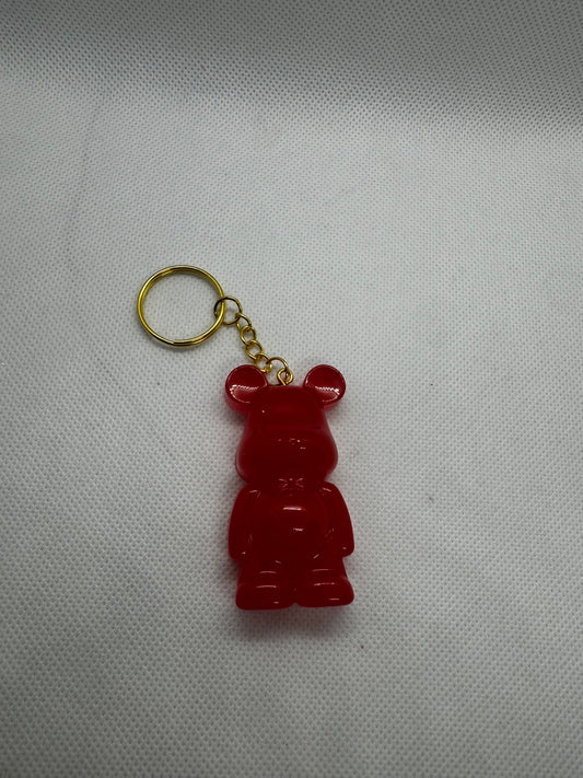 Porte clés ourson rouge