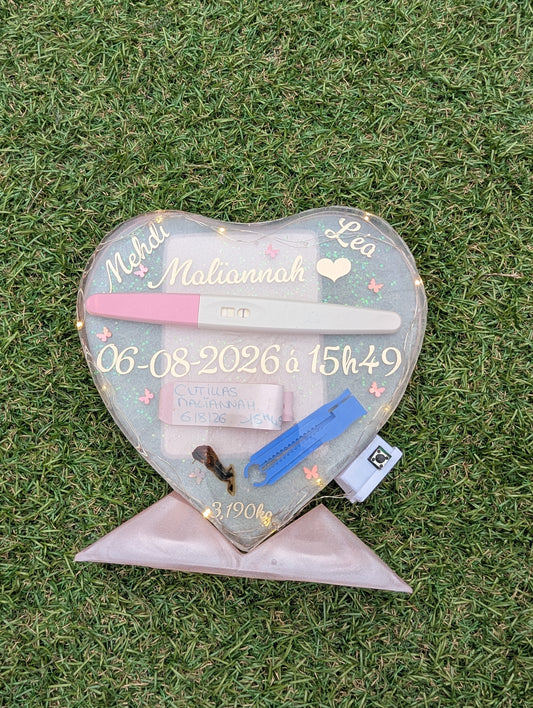 Cœur souvenirs de naissance