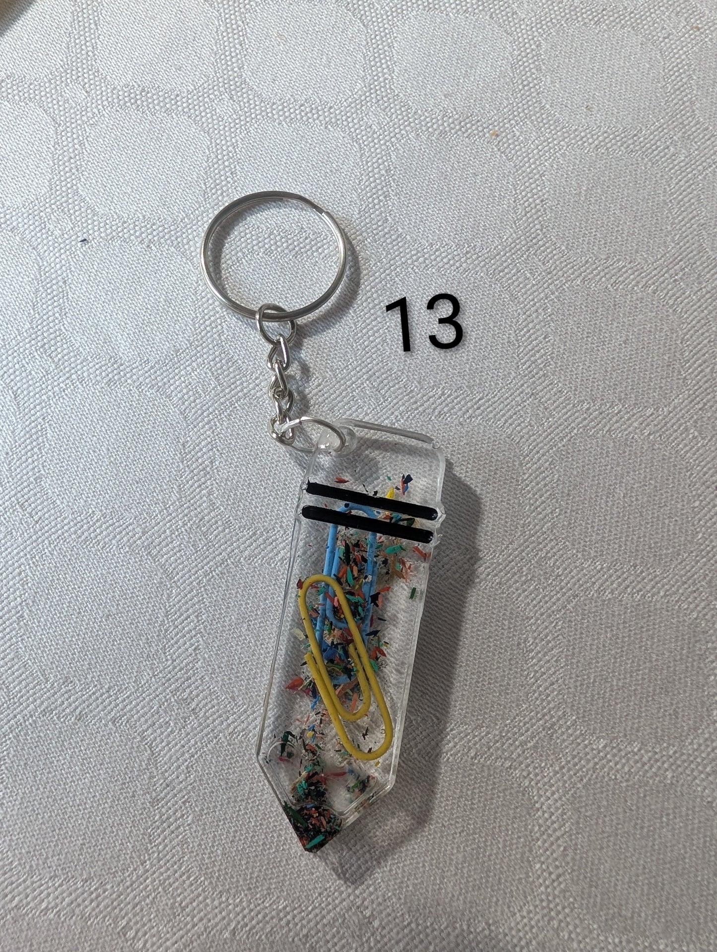 Porte-clé crayon personnalisé – Merci Maîtresse / Merci Maître