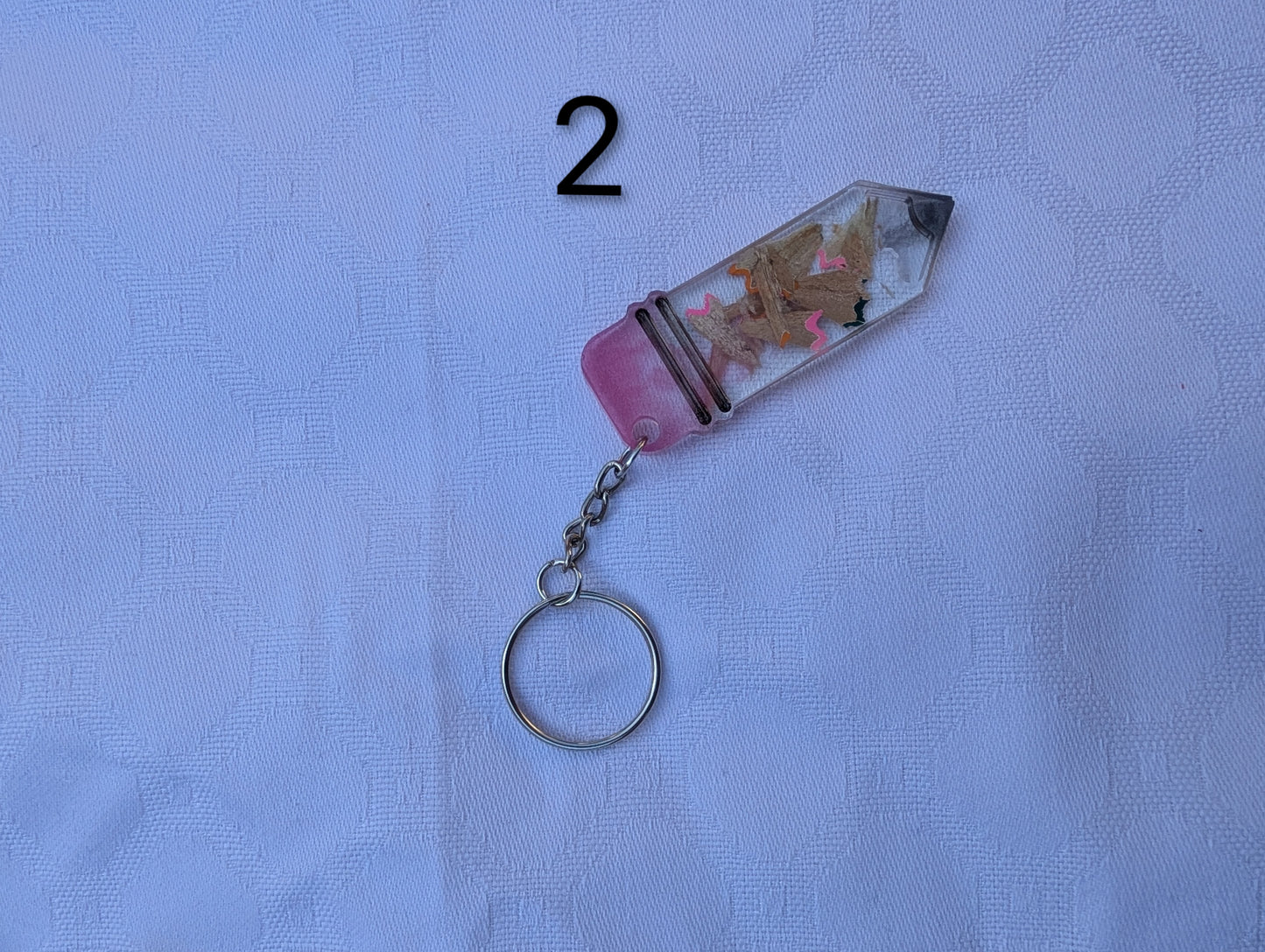 Porte-clé crayon personnalisé – Merci Maîtresse / Merci Maître